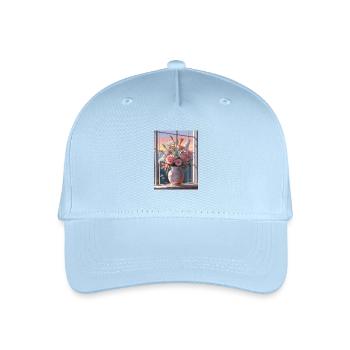 Vases of Flowers at Sunset - Organic Kids’ Baseball Cap - light blue - Front