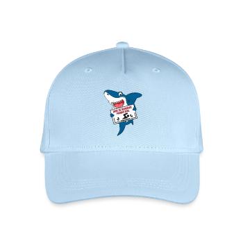 Prioritätsschwimmbereich - Kinder Bio Basecap - Hellblau - Vorne