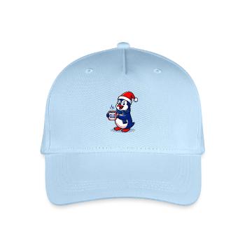Cozy Pinguin - Kinder Bio Basecap - Hellblau - Vorne