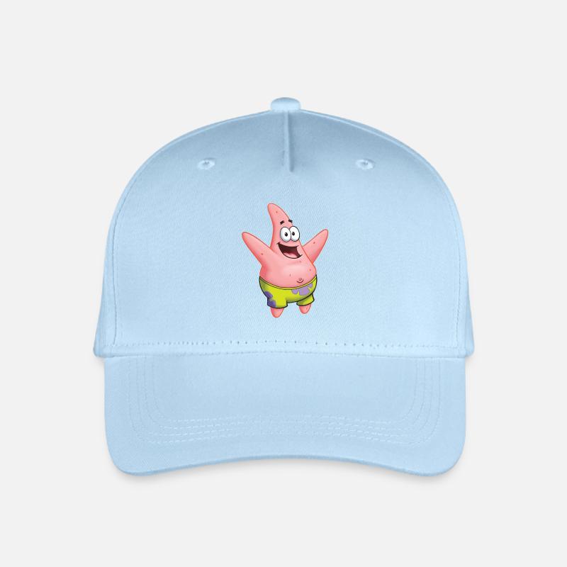 Spongebob Schwammkopf Patrick Star Design - Kinder Bio Basecap - Hellblau