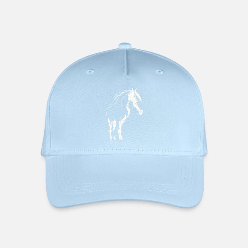 Majestic Horse - Kinder Bio Basecap - Hellblau