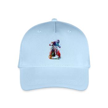 Motor Racing Sports Art #motor #sport - Organic Kids’ Baseball Cap - light blue - Front