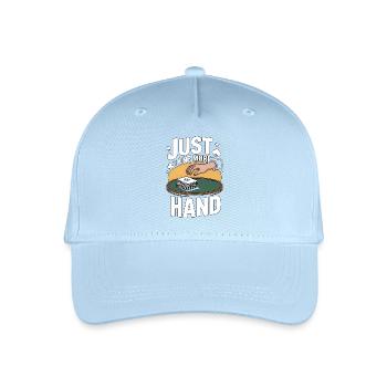 Euchre Just One More Hand Kartenspiel - Kinder Bio Basecap - Hellblau - Vorne