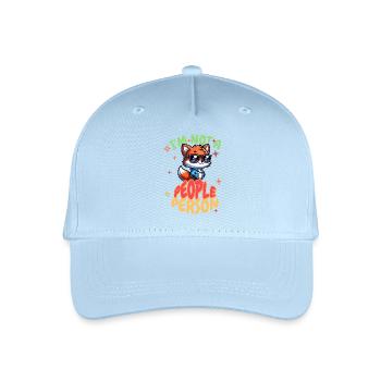 Introvert People - Kinder Bio Basecap - Hellblau - Vorne
