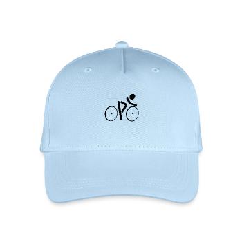 Road Bike Icon - Organic Kids’ Baseball Cap - light blue - Front