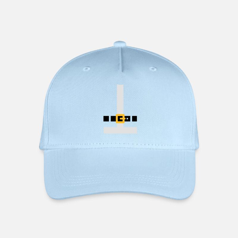 Weihnachtsmann Kostuum - Kinder Bio Basecap - Hellblau