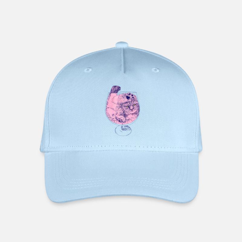 KÄTZCHEN-COCKTAIL - Kinder Bio Basecap - Hellblau