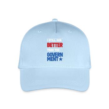 Better than the government - Kinder Bio Basecap - Hellblau - Vorne