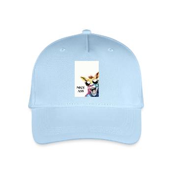 Beau Cul – Affiche drôle d’âne avec humour - Casquette de baseball bio Enfant - bleu clair - Devant