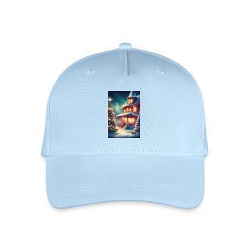 Merveilleuse période de Noël - Casquette de baseball bio Enfant - bleu clair - Devant