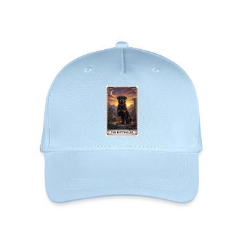 Tarot au clair de lune des rottweilers - Casquette de baseball bio Enfant - bleu clair - Devant
