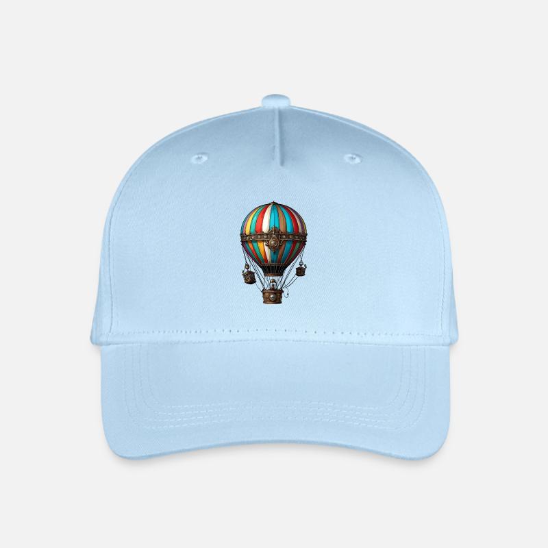 Montgolfière - Casquette de baseball bio Enfant - bleu clair