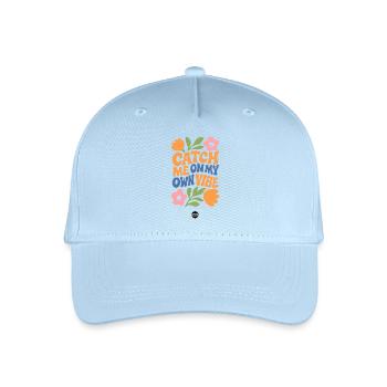 Catch Me on My Own Vibe - Kinder Bio Basecap - Hellblau - Vorne