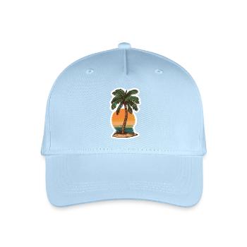 Palme - Kinder Bio Basecap - Hellblau - Vorne