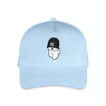 Chien Mode Street New York - Casquette de baseball bio Enfant - bleu clair - Devant