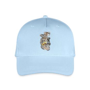 Motif d’ornement organique - Casquette de baseball bio Enfant - bleu clair - Devant