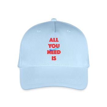 All You Need Is Handball (Red) - Organic Kids’ Baseball Cap - light blue - Front