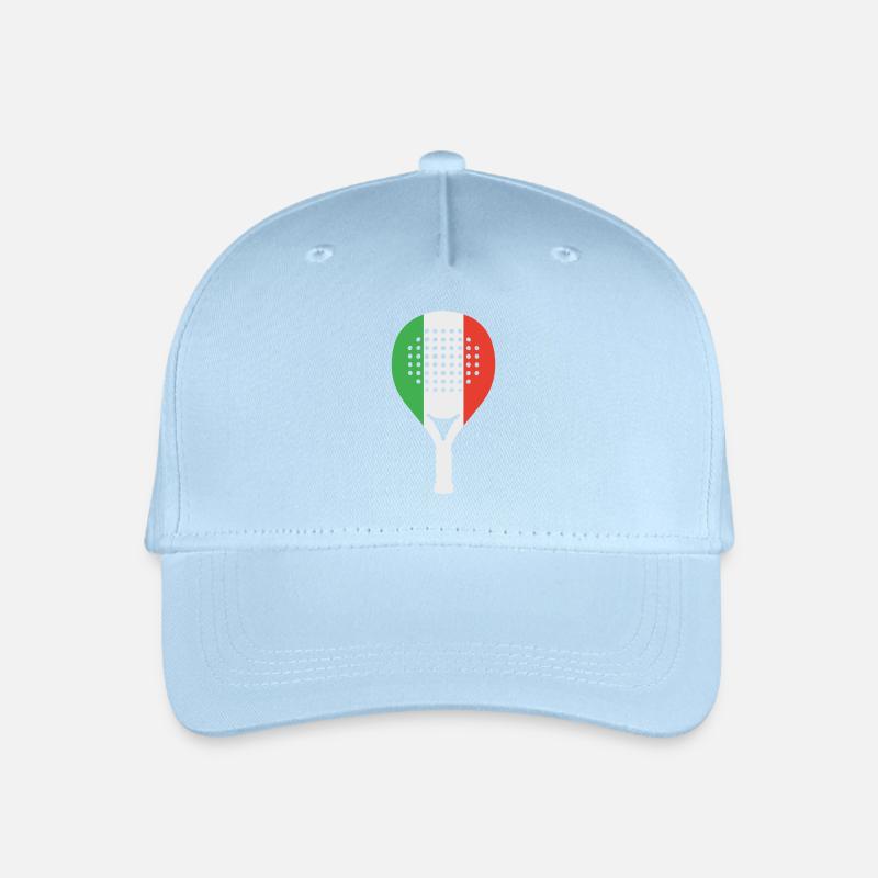 Padel-Italia - Casquette de baseball bio Enfant - bleu clair