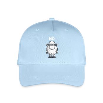 Lower Austria – Grumpy Sheep Humor Design - Organic Kids’ Baseball Cap - light blue - Front