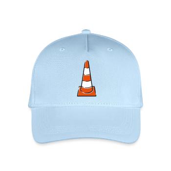 Chapeaux de construction - Casquette de baseball bio Enfant - bleu clair - Devant