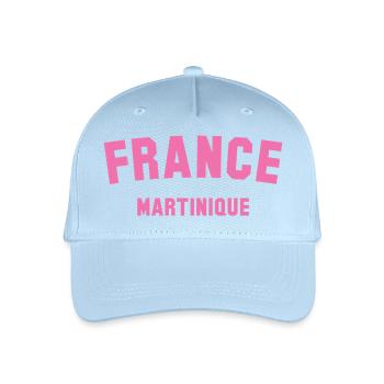 Martinique France Caribbean Karibik - Kinder Bio Basecap - Hellblau - Vorne