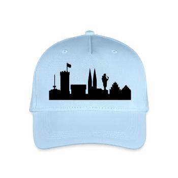 Bielefeld Skyline - Kinder Bio Basecap - Hellblau - Vorne