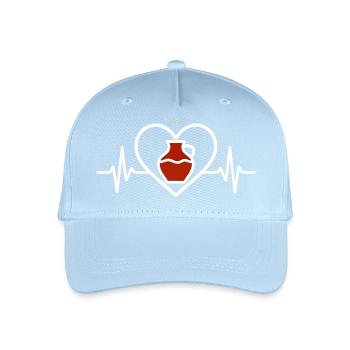 Pottery Heart Ceramic Vase Creative Art - Organic Kids’ Baseball Cap - light blue - Front