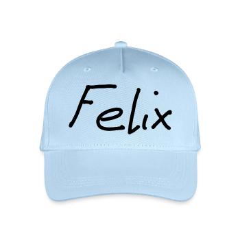 Felix - Kinder Bio Basecap - Hellblau - Vorne