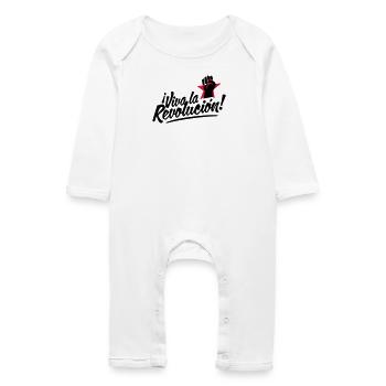 revolution fist - Grenouillère bio Bébé - blanc - Devant