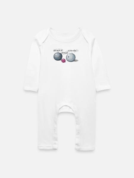 Ein Boule - Baby Bio Strampler - Weiß