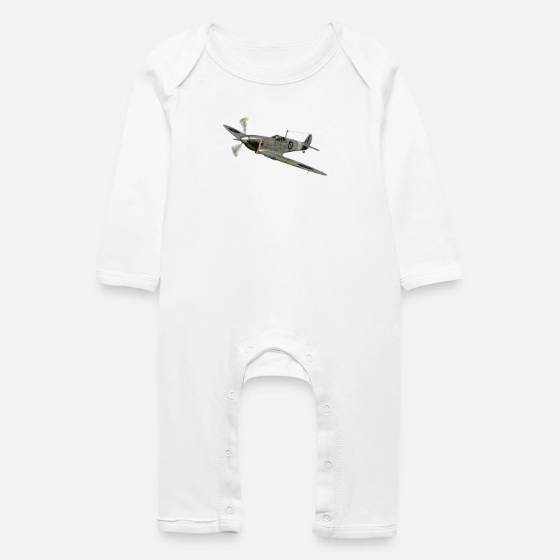 Spitfire - Baby Organic Romper - white
