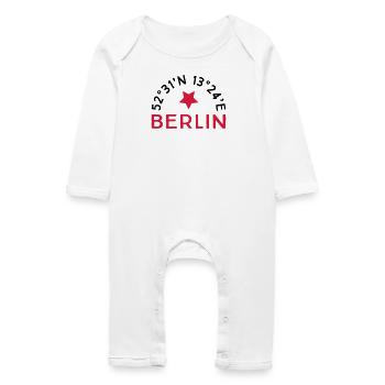 Berlin - Baby Bio Strampler - Weiß - Vorne