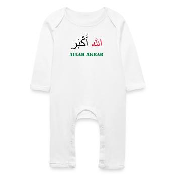 Allah Akbar - Baby Bio Strampler - Weiß - Vorne