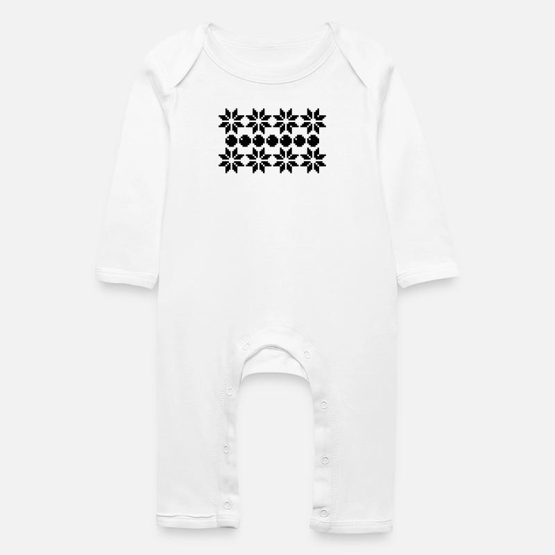 moche design de noël - Grenouillère bio Bébé - blanc