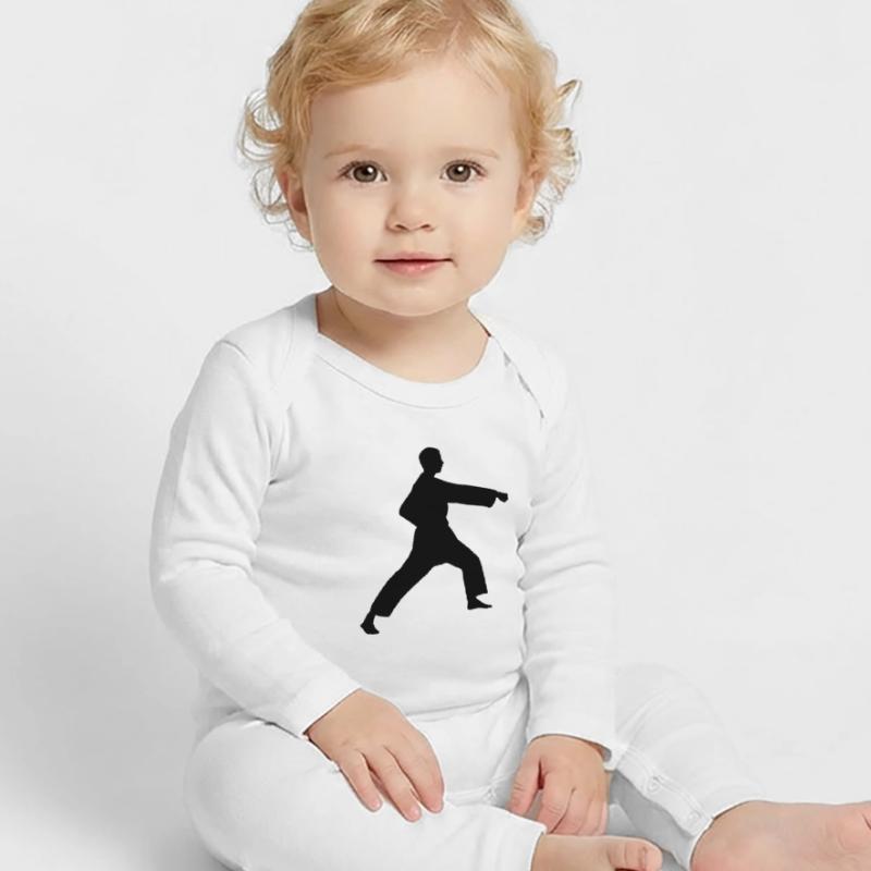 Punsch Karate oder Teakwondo Punsch Baby Bio Strampler