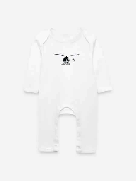 Schweizer 300 - Baby Bio Strampler - Weiß