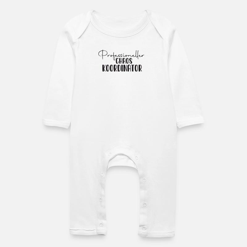 Coordinateur professionnel du chaos - Grenouillère bio Bébé - blanc