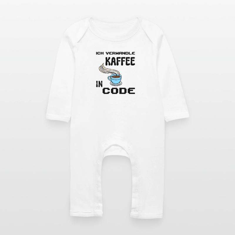 Coden Computerfreak Developer Statement Nerd Baby Organic Romper