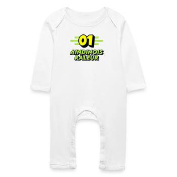 Complaining Aindinois - Baby Organic Romper - white - Front