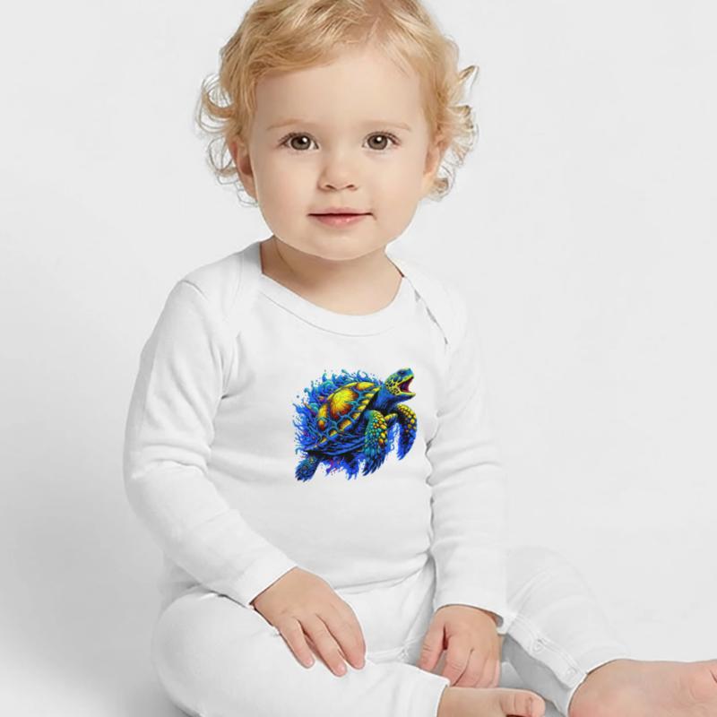 Turtle Baby Organic Romper