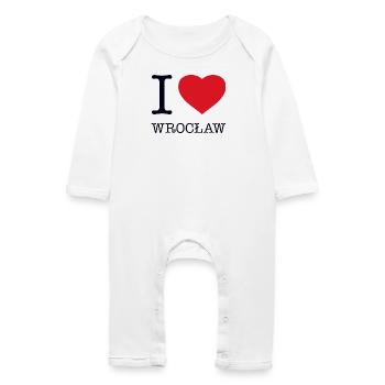 J’ADORE WROCLAW - Grenouillère bio Bébé - blanc - Devant