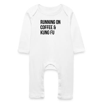 Kung-Fu - Baby Bio Strampler - Weiß - Vorne