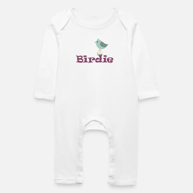 Oiselet de golf - Grenouillère bio Bébé - blanc