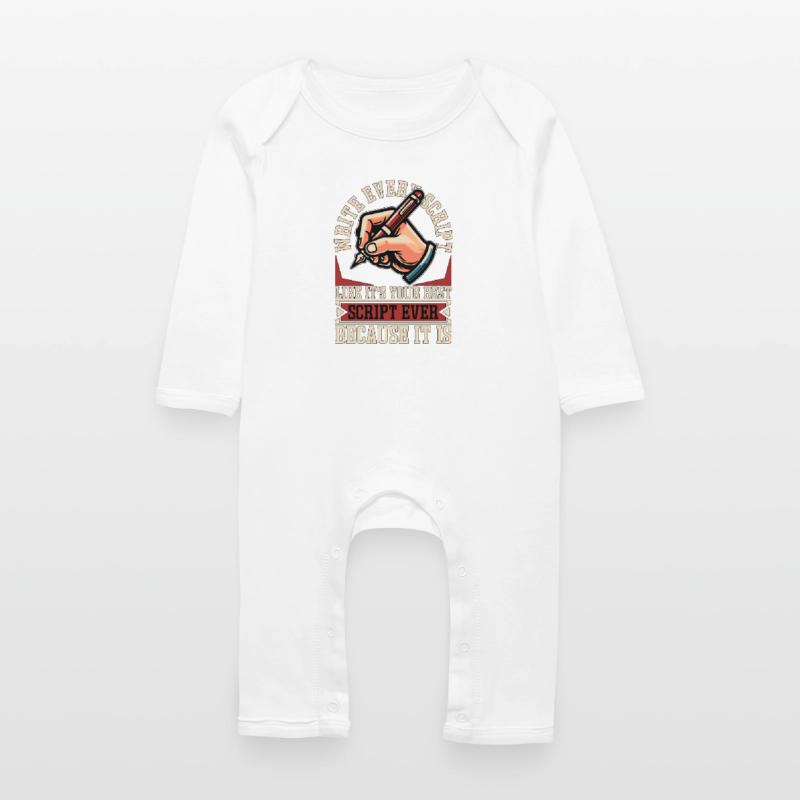 Screenwriter Write Every Script Like Scripwriting Baby Bio Strampler