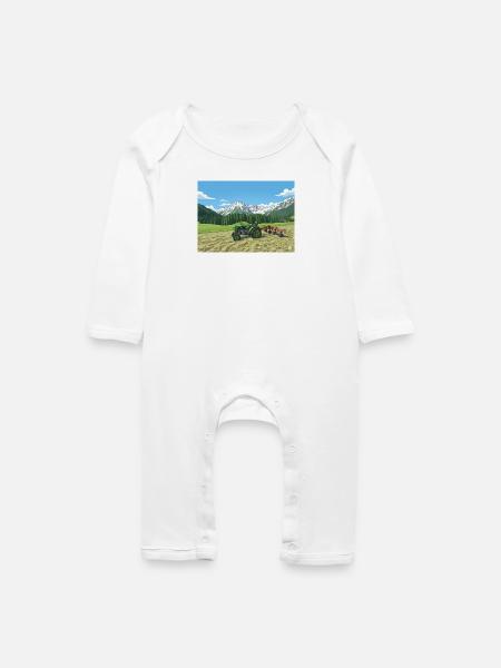 15er Steyr - Baby Bio Strampler - Weiß