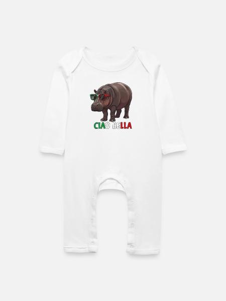 Ciao Bella - Baby Bio Strampler - Weiß