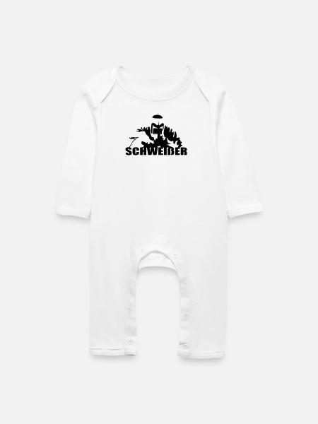 Schweißer - Baby Bio Strampler - Weiß
