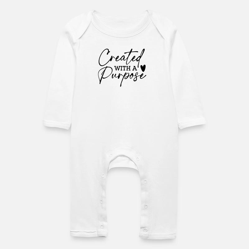 Créer avec un but - Grenouillère bio Bébé - blanc