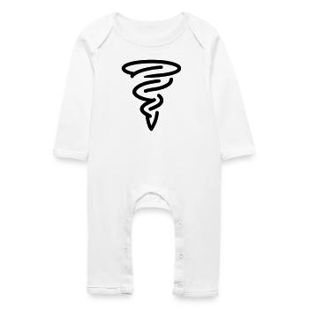 tornado - Baby Organic Romper - white - Front