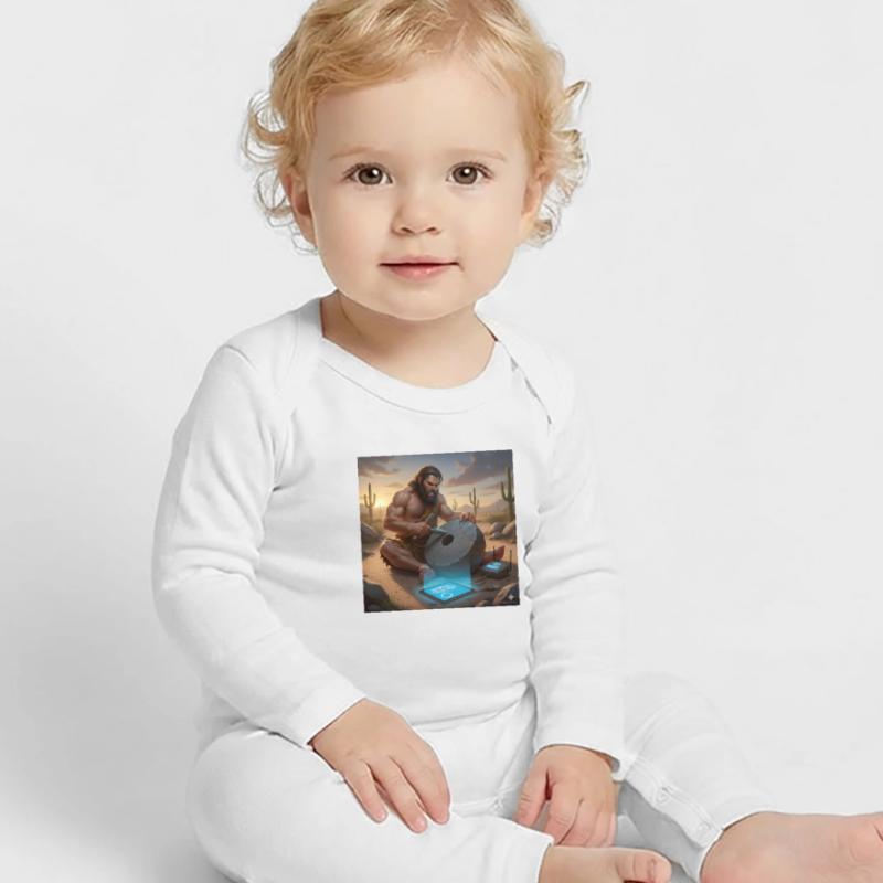 Caveman Tech Support – Das erste Tutorial Baby Bio Strampler